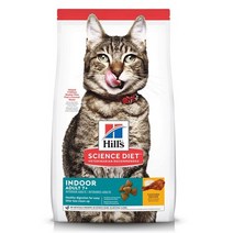 사이언스다이어트 어덜트 7+ 인도어 치킨 고양이 사료, 1.6kg, 15개