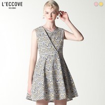 레코브 레코브(LECCOVE) 트라이앵글 프린티드 원피스 (택가격:59800원)