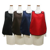 쿡셰프 벨크로 손님용 간이 앞치마 4종 택1, 브라운, 1개