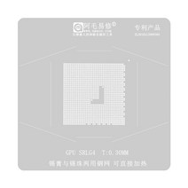 SRLG4 Reballing Set GPU IC 칩 솔더 플레이트 위치 플랫폼 자석 기본 BGA 스텐실 용접 용매 틴 플랜트