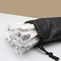 일회용 고급 미세모 밀짚칫솔 20개입 개별포장 더스트백 증정, 단품