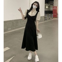 상견례원피스 아나운서 하객 소개팅 꽃무늬 정장 심플 미디