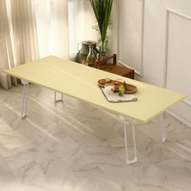 스토리퍼니쳐 LPM 비스포크 접이식테이블 9파이 5color 1200x450, 색상:핑키쉬크림_1200X450_9파이
