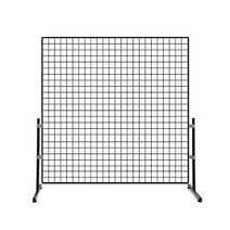 철망파티션 메쉬망 네트망 휀스망 파티션 1200x1200mm 진열대 철망다리포함, 1개, 블랙(다리변경1000mm)
