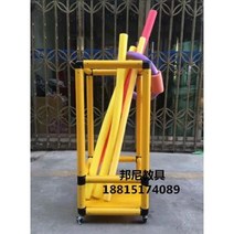 아쿠아봉 정리함 리빙박스 스펀지 스틱 보관함 선반 랙, 8 수납장 - 55x55x100cm