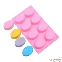 석고_방향제_레진_아트_천연_비누_만들기_실리콘_몰드_트레이_젤_캔들_홀더_베어브릭, 1기본비누몰드-원형