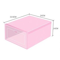 슬림 틈새 미니 조립식 신발장 플라스틱 투명한 구두 상자 홈 부팅 쌓을 수있는 접이식 스토리지 다기능 방진 대합 조개 껍질 프레임, [02] A2