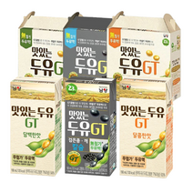 맛있는 두유 GT 3종 담백한맛/달콤한맛/검은콩깨 190ml x 24팩 - 64팩, GT  담백한맛/달콤한맛/검은콩깨 190ml, 10. GT 검은콩깨 190ml x 32팩