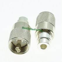 UHF male PL259 솔더 커넥터 RG58 RG400 RG142 리듀서 RG8 RG213 RG9913 LMR400, [01] 1Pcs, [01] 5 개