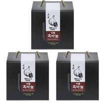 [선물용 포장] 외톨 통 흑마늘 3kg 세트 마늘 100% 숙성 발효 차마고도, 500g, 6통