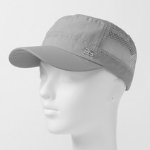 넘버즈 메쉬 군모(그레이)/ 남녀공용 밀리터리캡