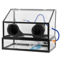 분진 연마 도색 박스 아크릴 상자 페인트 샌딩 작업용, 5mm 방진 상자 + 팬