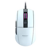 ROCCAT Burst Core 초경량 광학 코어 게이밍 마우스 (경량 68g Titan 스위치 광학 광학 PixArt PMW3330 8500dpi 내부 벌집 구조 사이드 버튼) 화이트 독일 디자인 ROC-11-751