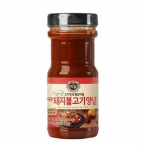 CJ더마켓 만능 소스 황금 소스 양념 장레시피 백설 매콤한 돼지불고기양념 양념 간장 소불고기 돼지고기 전골 840G, 21개