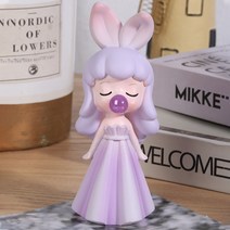 부는 거품 소녀 장식품 손으로 만든 데스크탑 장식 귀여운 치유 작은 물건 소녀를위한 일본 생일 선물