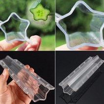 플라스틱 오이 가지 채소 성형 모양 내기 틀 금형 별