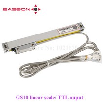 미니밀링선반기계 Easson-GS10 선형 라인 센서 DRO 디지털 스케일 선반 밀링 머신 GS10 TTL 0.005mm 5um, 03 L 150mm