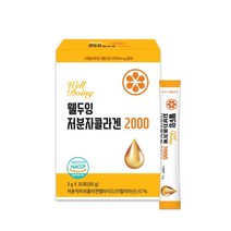 웰두잉 저분자 콜라겐 피쉬콜라겐 2000 x 30포 비타민C, 1box