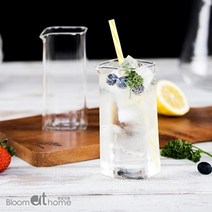 블룸엣홈 내열유리 사각 하이볼벨리 400ml (YW-00236) 3P, 기타, 단품