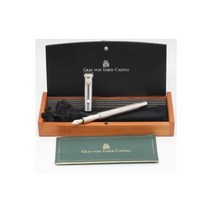 Graf Von 파버카스텔 클래식 만년필 STERLING 실버 18k M Nib UNUSED