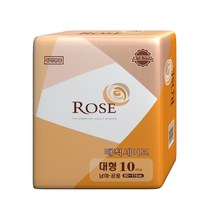 로즈 성인용 매직세이브 10매 성인기저귀, 1매입, 10팩