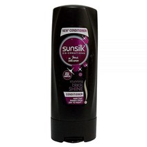 Sunsilk 헤어 컨디셔너 - 놀라운 블랙 샤인 80ml 병 제네릭(Generic)