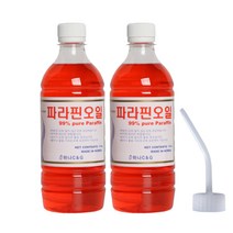 파라핀오일 오일램프용 캠핑랜턴용 500ml 2개입, 투명500ml X 2개