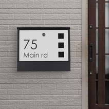 네이드 우체통 포스트박스 건의함 우편함, A. 미니멀 우편함