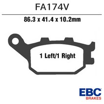 EBC 12- NC700 리어 브레이크패드 FA174HH