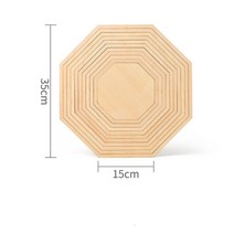 도예체험 취미 세라믹 성형 금형 도자기 도구 나무 기하학적 그림 레일 세트 밀도 빈 진흙 플레이트 Diy, 01 라이트 그레이, 01 라이트 그레이