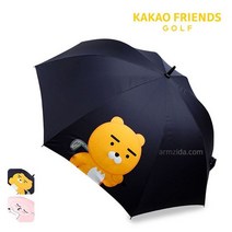 아름지다 카카오프렌즈골프 70나이스샷 대형 자동 장우산