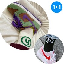 NX [KN220] 1+1 골프 HIDDEN 삭스 골프발목양말, 화이트