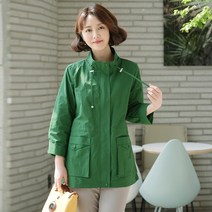 [조이마담] J3186 스트링 사파리 점퍼 중년여성의류