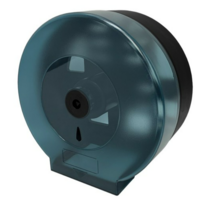 세이크린 심플한 ABS 점보롤 케이스 반투명 네이비 원형, 4개, 1개