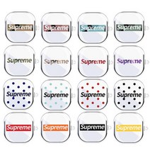 [바보사랑] 단부리 시즌1 갤럭시 버즈 라이브 투명 케이스, 단부리투명버즈라이브:슈프림박스로고/옐로우