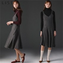 리스트 리스트(LIST) 릴로 바이 릴로 언발란스 플레어 원피스 (택가격:268000원)