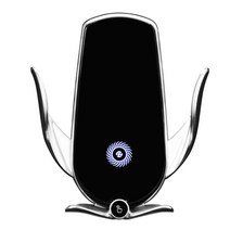 STouch 최신형 차량용 무선충전 거치대, 블랙