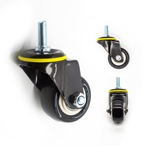 셀비트 소형 경량 캐스터 바퀴 2.5인치 볼트형