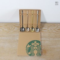 스타벅스 티스푼 4종세트 커피 스푼 선물 포장 박스