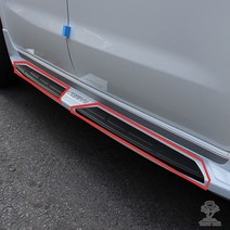 GSC 올뉴카니발사이드스텝 검정 고무발판패드, 올뉴카니발 발판패드 운전석 - 전 1P