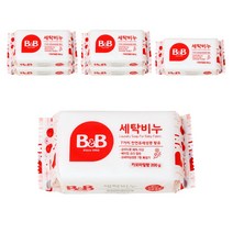 비앤비 유아의류용 세탁비누 카모마일, 24개, 200g