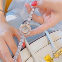 Cacaxi 지르콘 요소 잎 오스트리아 크리스탈 팔찌 시계 웨딩 파티 패션 주얼리 도매 제작