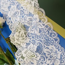 dklace 스판레이스 / DK-10-7802(14cm) 스판레이스 랏셀레이스, 화이트