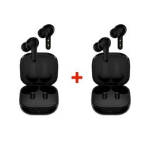 QCT 블루투스 무선 이어폰 T13 21년7월 최신, 블랙+블랙
