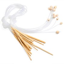 아프간바늘 목도리실 뜨개질 대바늘 세트 새로운 12pcs 12 크기 120cm 아프간 튀니지 탄화 대나무 바늘 크, 02 log