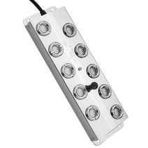 연못 안개발생기 초음파 수중기 분수대 포그머신 수반, 6개 헤드 분무기 +부표 방수 전원 공급 장치