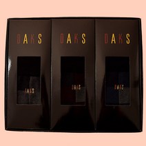 [백화점SAY][닥스양말] 닥스신사3족셋트 면스판단목삼색라인사각 22309