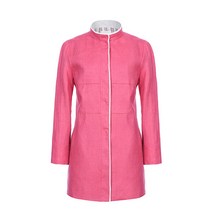 지센여성 린넨 배색 자켓 LFJKK307_PK