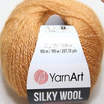 더울 털실 뜨개 울혼방 조끼실 겨울실 실키울, 345진베이지