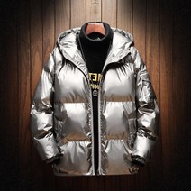 연예인롱패딩 유광패딩 5XL 다운 재킷 후드 포켓 빅사이즈 퀼팅 루즈핏 점퍼